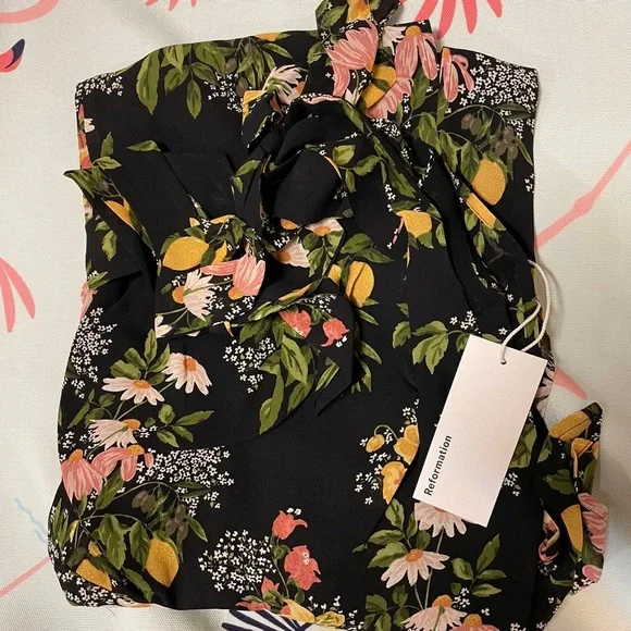 NWT Reformation Twilight Dress Sicilia - Picture 5 of 6